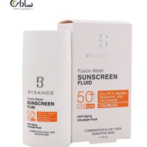 فلوئید ضد آفتاب فیوژن واتر SPF50 بیزانس