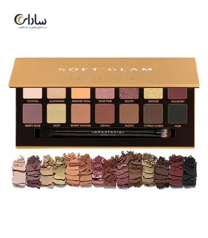 پالت-آناستازیا پالت سایه آناستازیا مدل SOFT GLAM | فروشگاه سارای