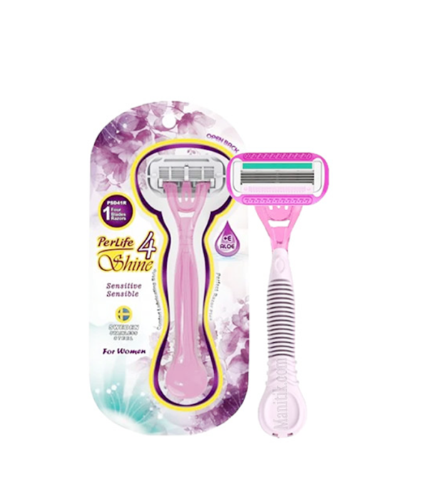تیغ اصلاح 4 لبه Perlife Shine