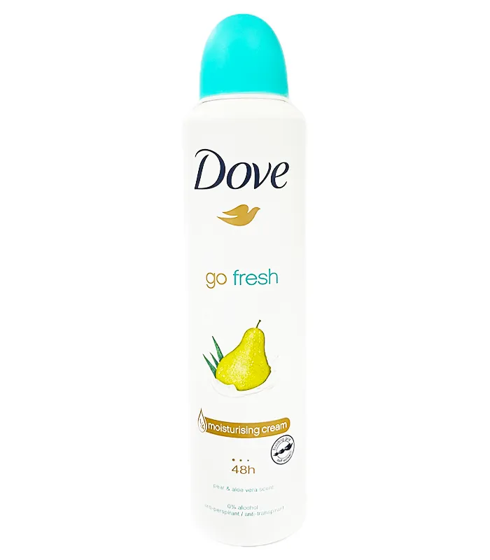 اسپری ضد تعریق زنانه داو go fresh با رایحه گلابی اسپری ضد تعریق زنانه داو go fresh با رایحه گلابی