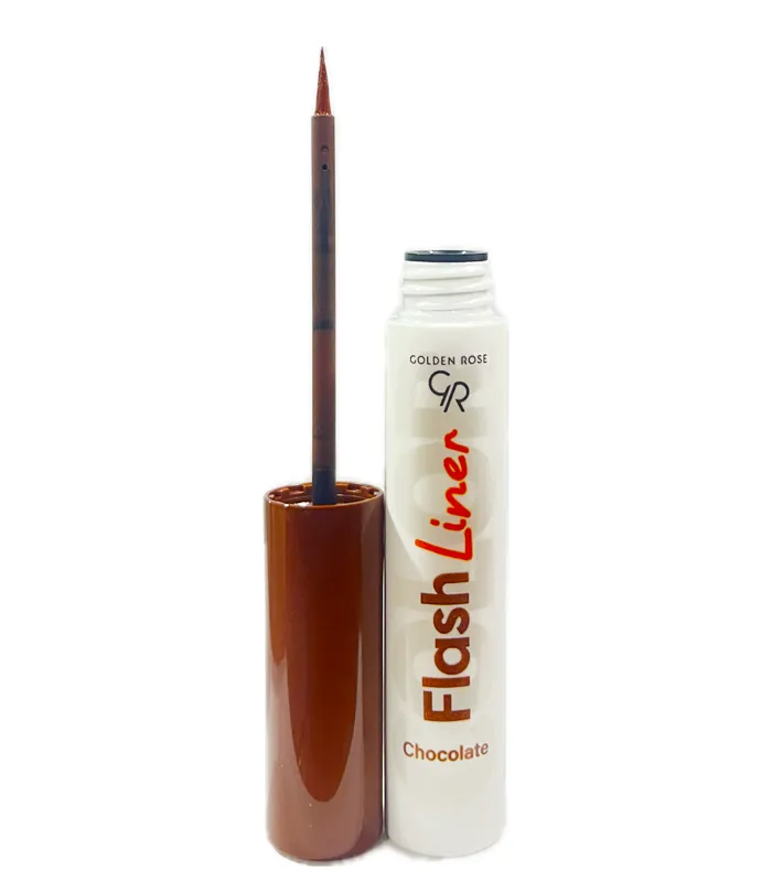 خط چشم شکلاتی گلدن رز خط چشم قهوه ای مویی گلدن رز