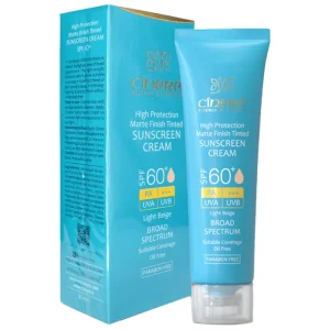 ضد آفتاب رنگی سینره مناسب پوست چرب