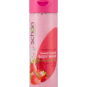 شامپو بدن شون رایحه شیر توت فرنگی