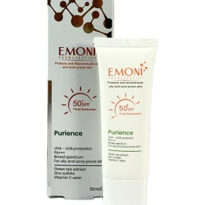 ضد آفتاب بی رنگ امونی مناسب پوست چرب و مستعد آکنه