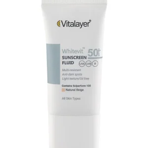 ضد آفتاب ویتالیر رنگی پوست دارای لک وایت ویت