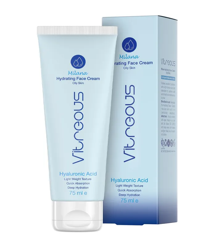 ویتروس میلانا کرم آبرسان صورت ویتروس