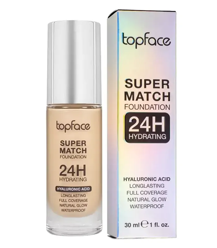 کرم پودر تاپ فیس کرم پودر تاپ فیس مدل SUPER MATCH