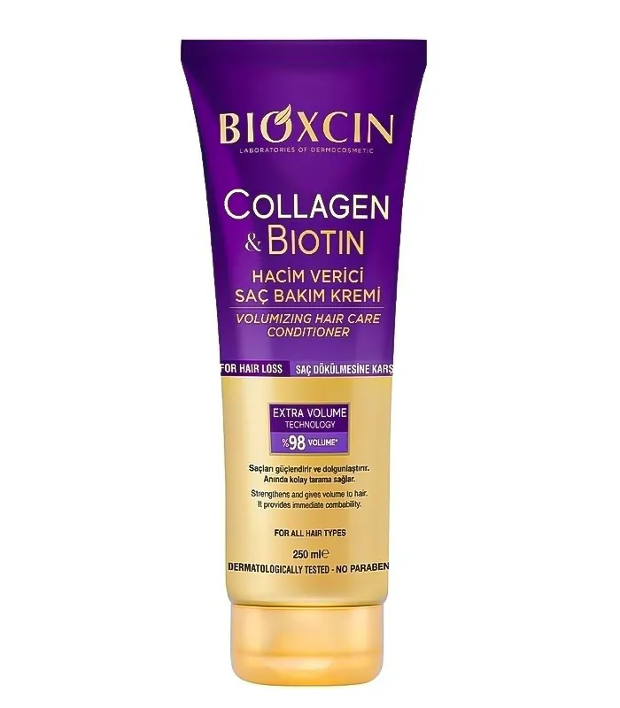 ماسک مو بیوکسین حاوی کلاژن و بیوتین ضد ریزش و حجم دهنده مناسب انواع مو 250 میلی لیتر