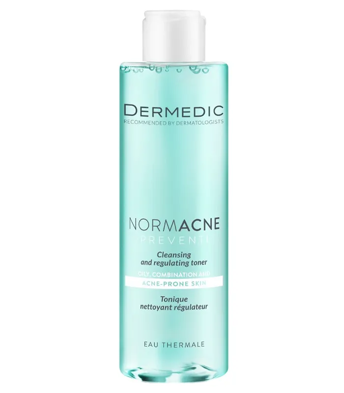 تونر-درمدیک-پوست-چرب-1 تونر ضد جوش درمدیک مناسب پوست چرب و آکنه ای